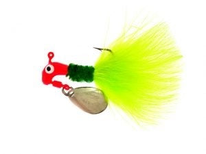Blakemore Road Runner Maribou 1/4 Red/Green/Chartreuse