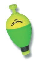 Betts Mr.Crappie Snap-on Pear Weighted 1.50" 50ct Yel-Green