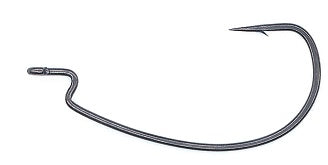 Hayabusa WRM956 Wide Gap Offset Hook 5-0, NRB 4ct