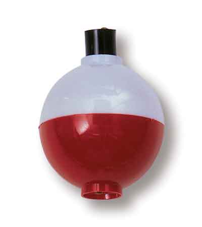 Betts Snap-On Floats Red-White 2.00" 50ct